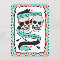 Till Death - Turquoise and Orange Wedding