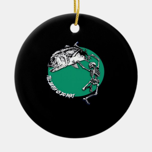 Till Death Us Do Part Classic Ceramic Tree Decoration (Front)