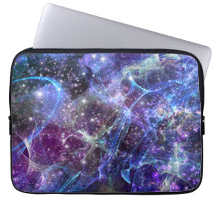 till the end of time, galactic space scape : laptop sleeve