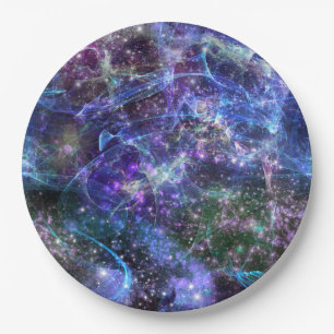 till the end of time, galactic space scape : paper plate