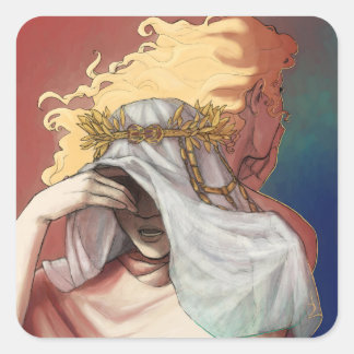 Till We Have Faces - Orual and Psyche Square Sticker