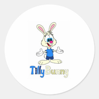 Tilly Bunny Round Sticker