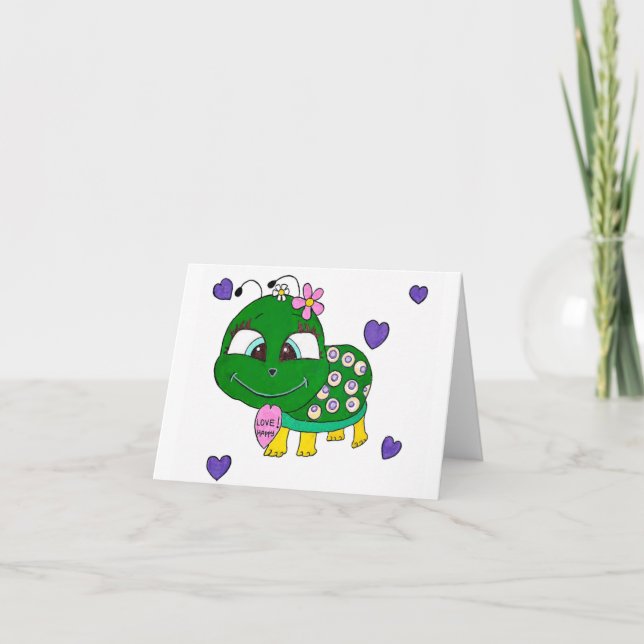 Tilly the Lovebug Turtle Announcement (Front)