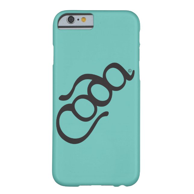 Tilted CODA script logo Case-Mate iPhone Case (Back)