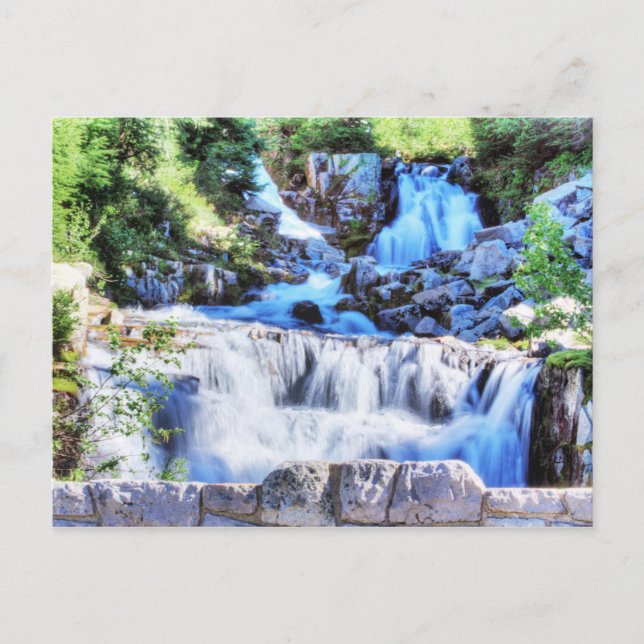 Tilted Waterfall HDR Postcard (Front)