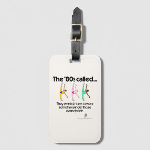 #TiltTuesday in '80s Dance Briefs Luggage Tag