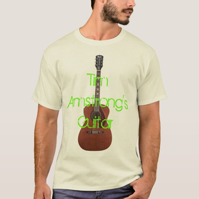 "Tim Armstrong's Guitar" (T-Shirt) T-Shirt (Front)