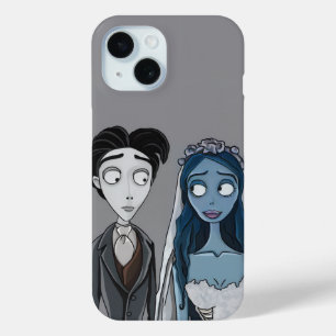 Tim Burton-Style Corpse Bride Couple Phone Case