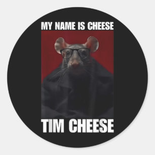 Tim Cheese - Brainrot Meme  Classic Round Sticker