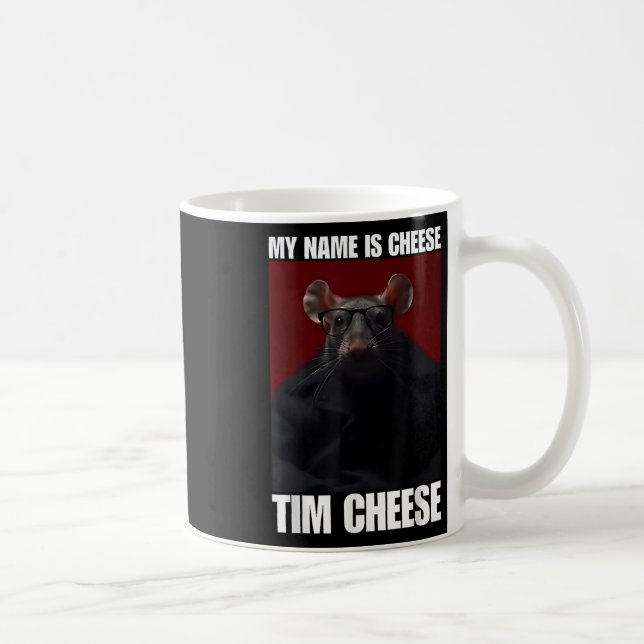 Tim Cheese - Brainrot Meme  Coffee Mug (Right)