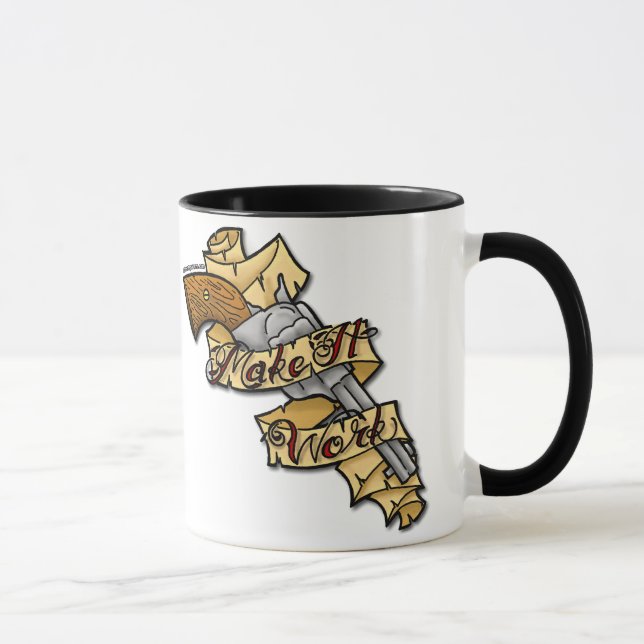 Tim Gunn says "Make It Work" Mug (Right)