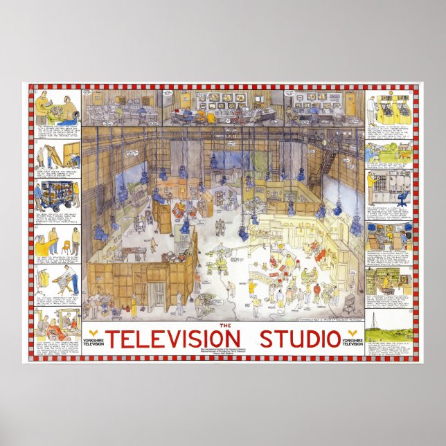 Tim Hunkin's TV studio poster (Front)