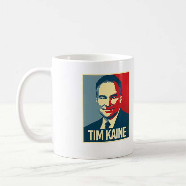 TIM KAINE - POSTER -- COFFEE MUG (Left)