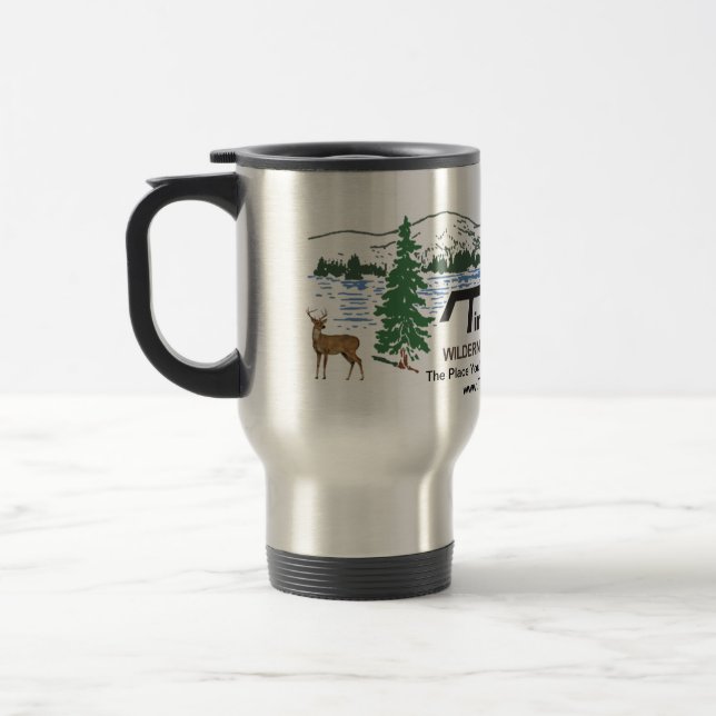 Tim Pond Wilderness Camps Travel Mug (Left)