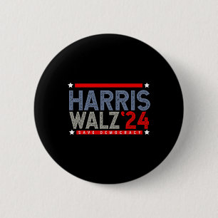 Tim-walz-2024 Election Men Women Kids Waltz 1 6 Cm Round Badge
