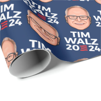 Tim Walz 2024 Wrapping Paper