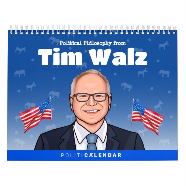 Tim Walz Calendar of Political Humour (Cover)