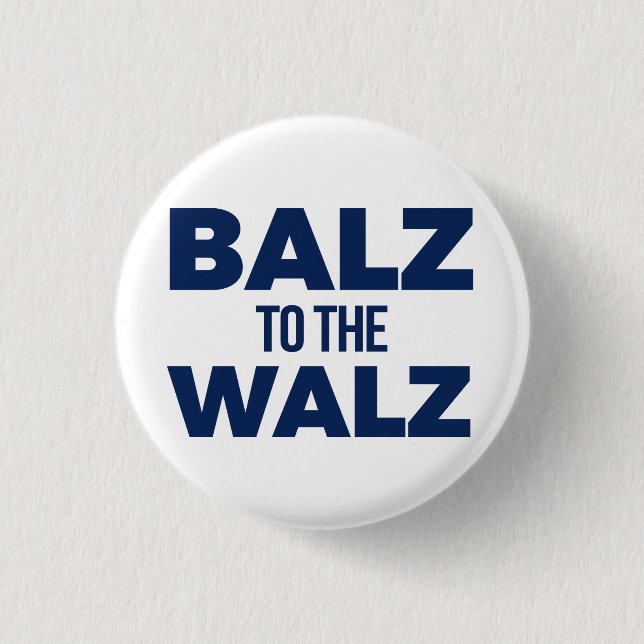 Tim Walz Fan Club 3 Cm Round Badge (Front)