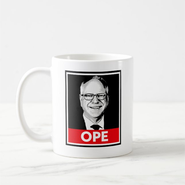 Tim Walz OPE Coffee Mug (Left)