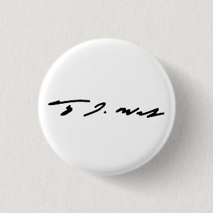 Tim Walz Signature 3 Cm Round Badge