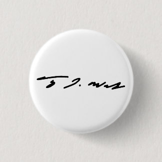Tim Walz Signature 3 Cm Round Badge