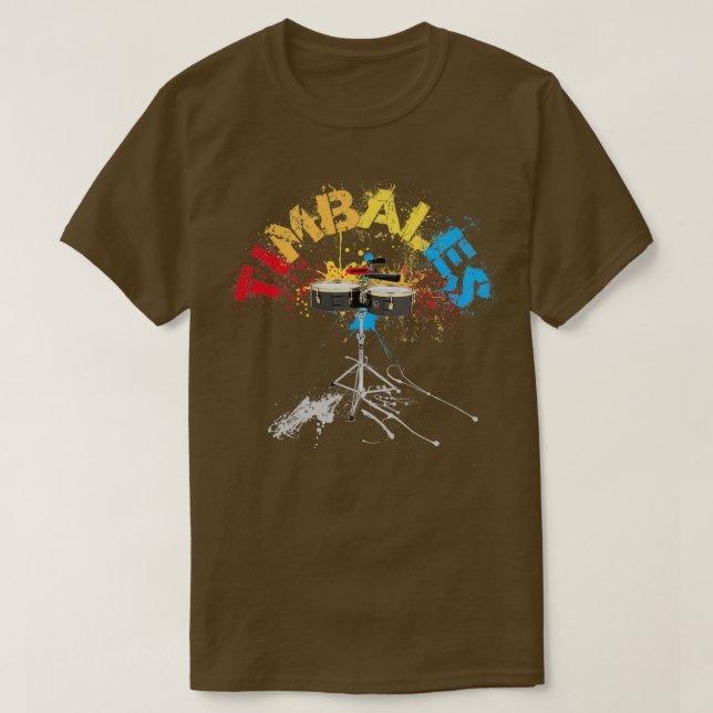 Timbal drums  T-Shirt (Design Front)