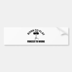 timbales design bumper sticker