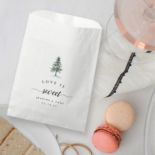 Timber Grove "Love is Sweet" Wedding Favour Bags