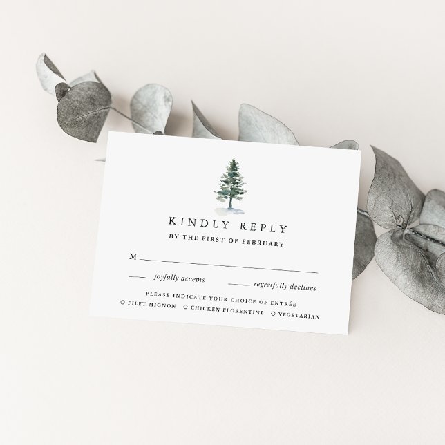 Timber Grove Meal Choice RSVP Card (Creator Uploaded)