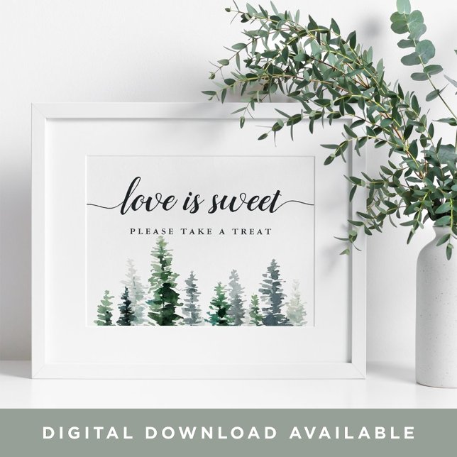 Timber Grove Wedding Dessert Bar Sign (Creator Uploaded)