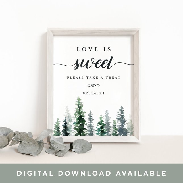 Timber Grove Wedding Dessert Table Sign (Creator Uploaded)