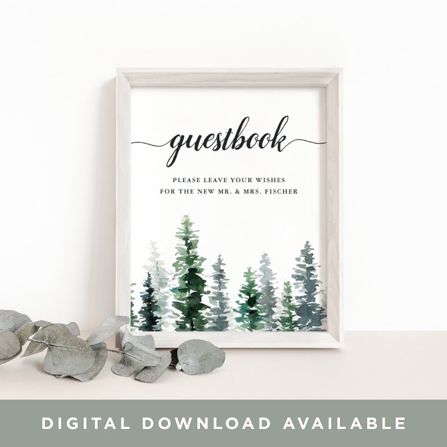 Timber Grove Wedding Guestbook Sign (Creator Uploaded)