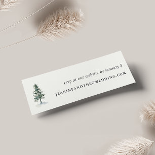 Timber Grove Wedding Website RSVP Cards   Mini