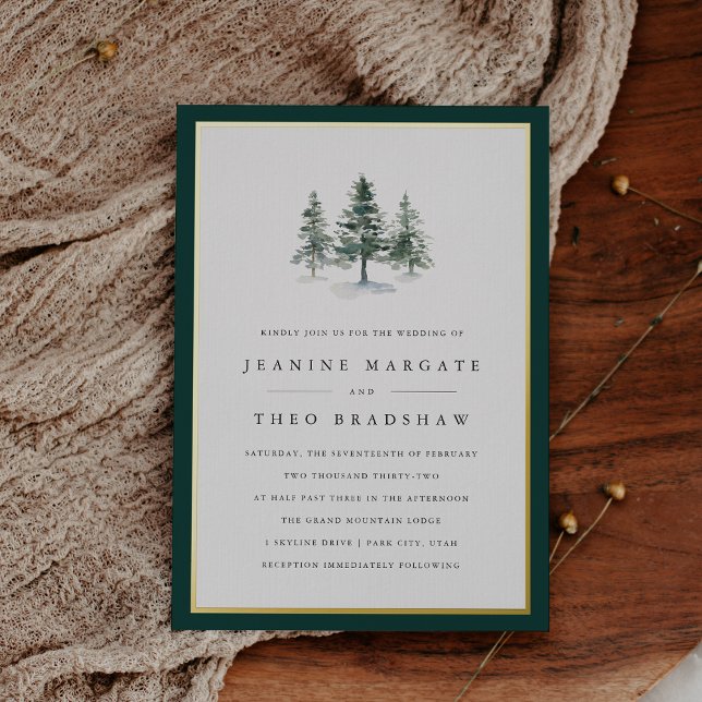 Timber Grove | Winter Pine Tree Wedding (Creator Uploaded)