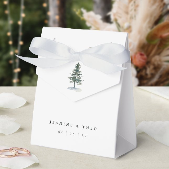 Timber Grove Winter Wedding Favour Box (Creator Uploaded)