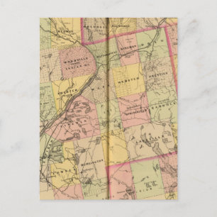Timber lands 3 Map 2 Postcard