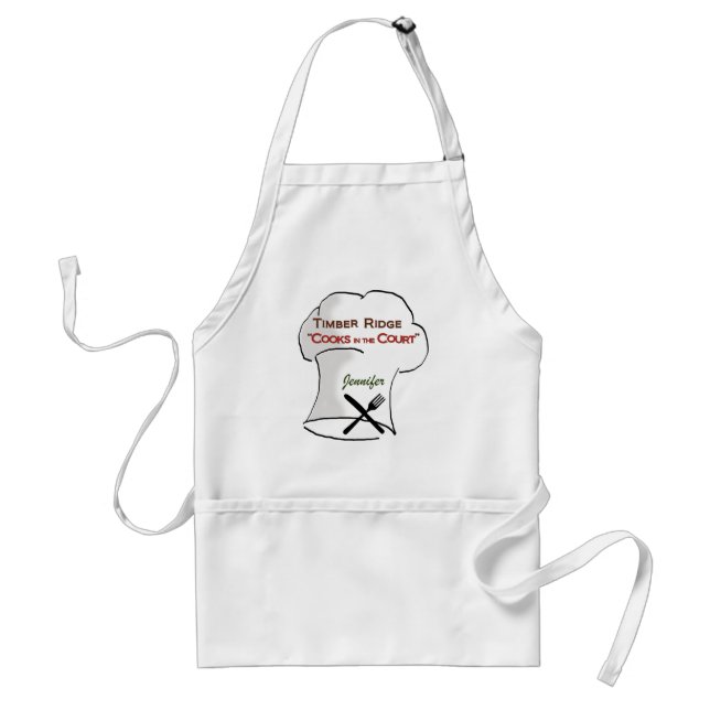 Timber Ridge Cooks in the Court - Jennifer Standard Apron (Front)