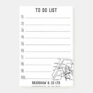 Timber Treatment Services to Personalise Post-it Notes