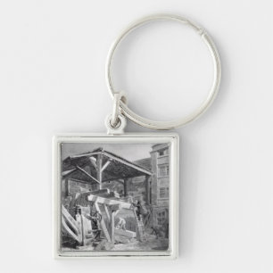 Timber Yard, Finsbury, 1825 Key Ring