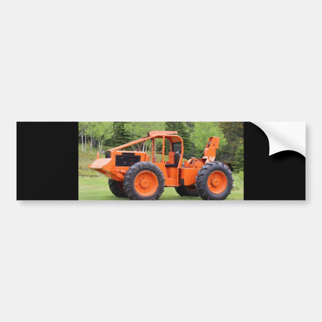 Timberjack Skidder Bumper Sticker (Front)