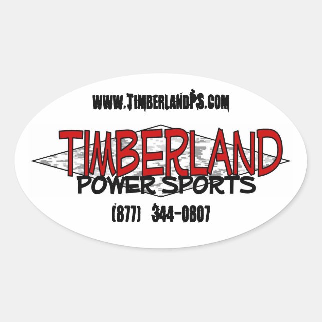 Timberland Oval Stickers (Front)
