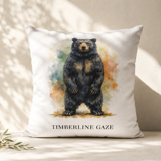 Timberline Gaze Rustic Den Accent Cushion