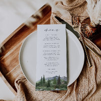 Timberline | Mountain Forest Watercolor Wedding
