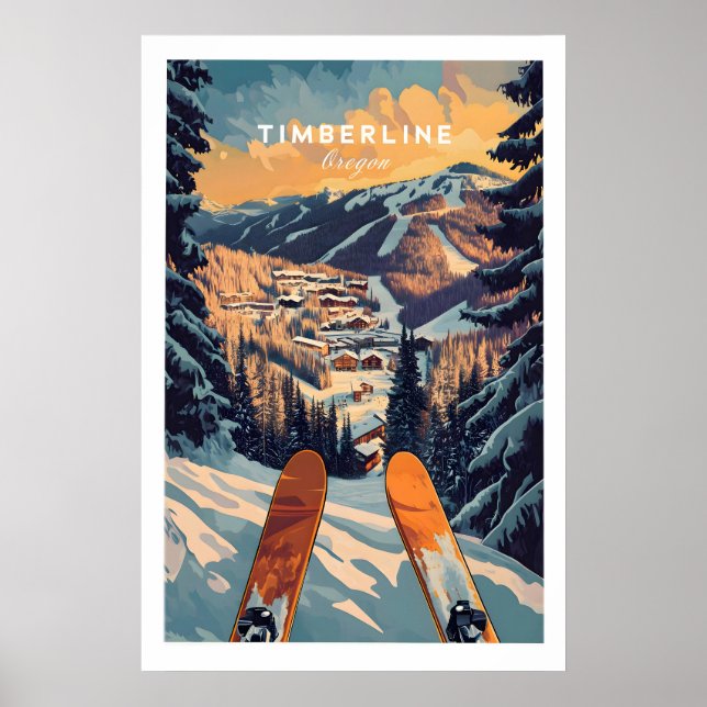 Timberline Ski Poster 1 (Front)
