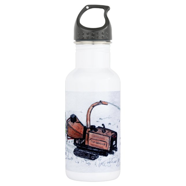 Timberwolf wood chipper 532 ml water bottle (Front)