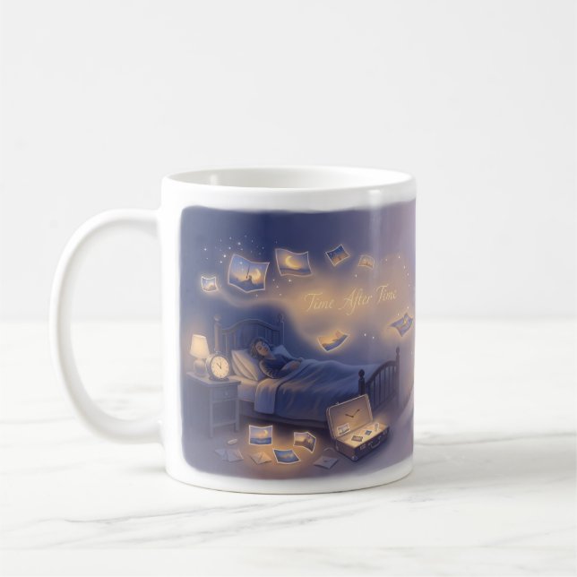 Time After Time Dreamy Nostalgic Journey Mug (Left)
