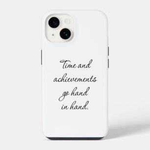 Time And Achievements iPhone Case