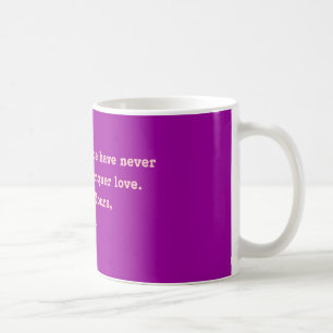 Time and distance have never been able to conqu... coffee mug