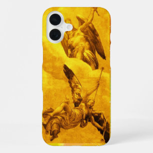 TIME AND FAME ALLEGORY / Gold Yellow iPhone 16 Plus Case