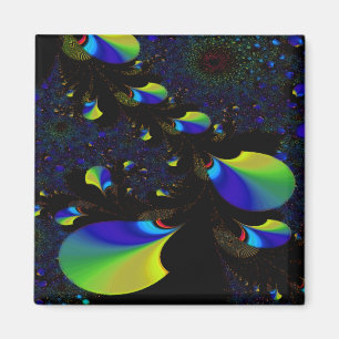 "Time And Space Number One" ~ Abstract Art Print Magnet